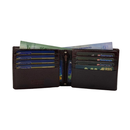 Pebble Texture 8 Card Billfold Wallet # 1244NL