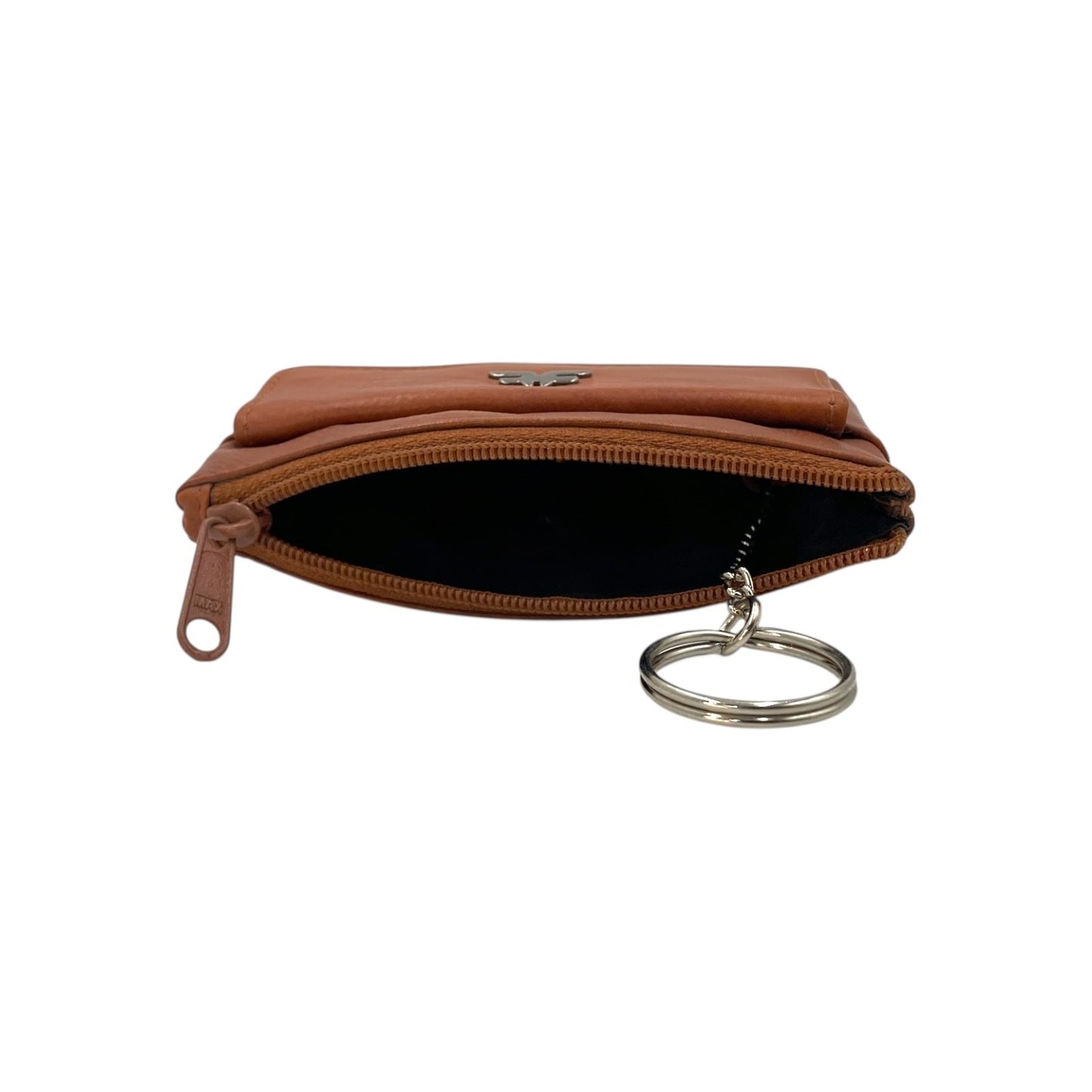 Slim Travel Top Zipper Cards, Cash, Coins & Key Wallet RFID # 1372