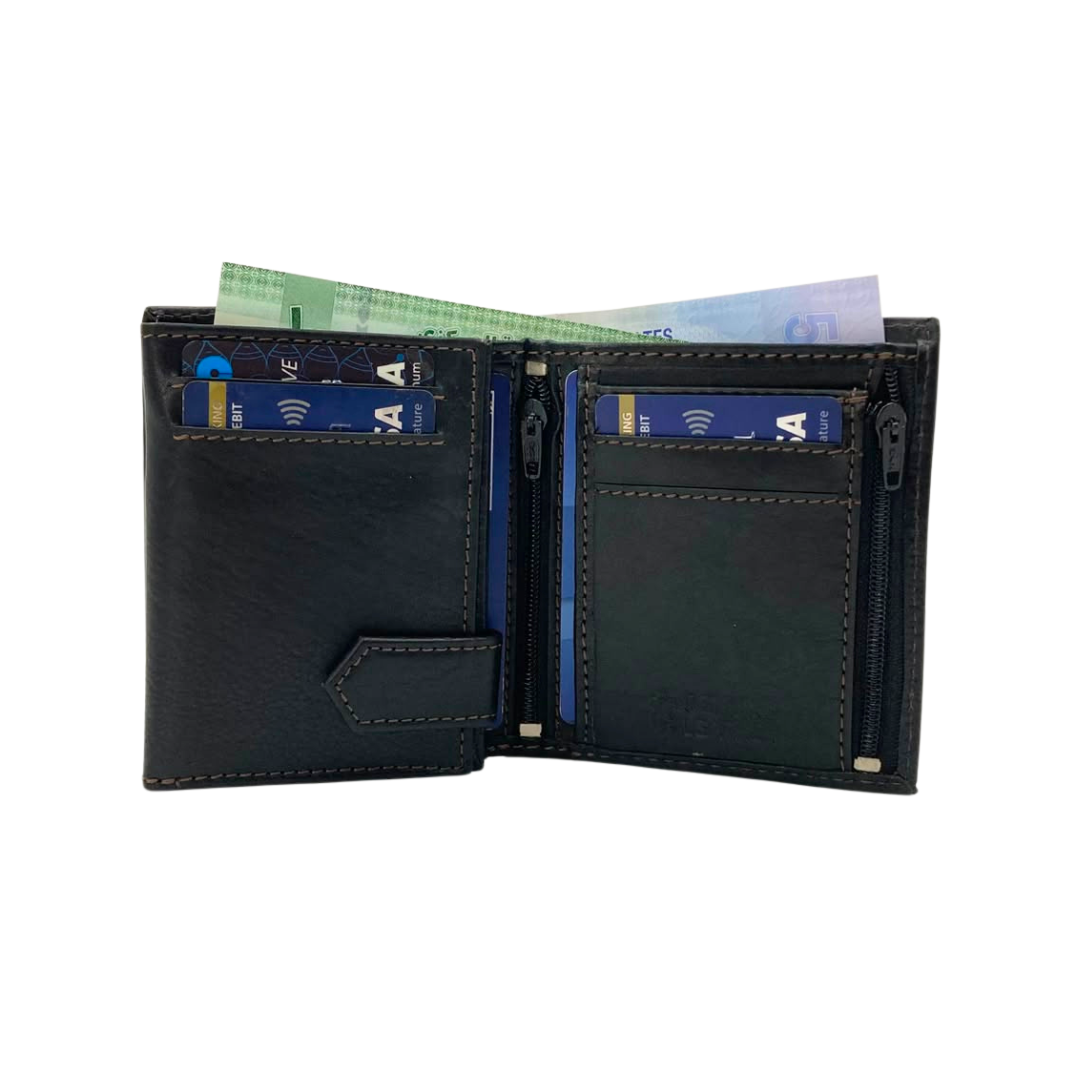 Standing Mens Collection Bi-Fold Wallet # 1191