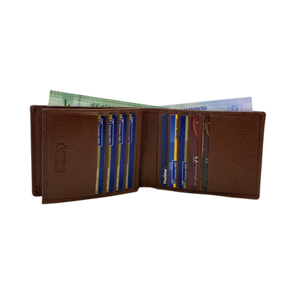 Pebble Texture 8 Card Billfold Wallet # 1888