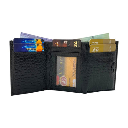 RFID Compact Z-Trifold Cards & Cash Wallet #  1891Z