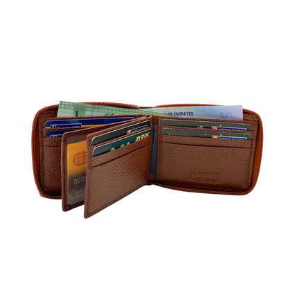 Pebble Texture 8 Card Billfold Wallet # 892Z