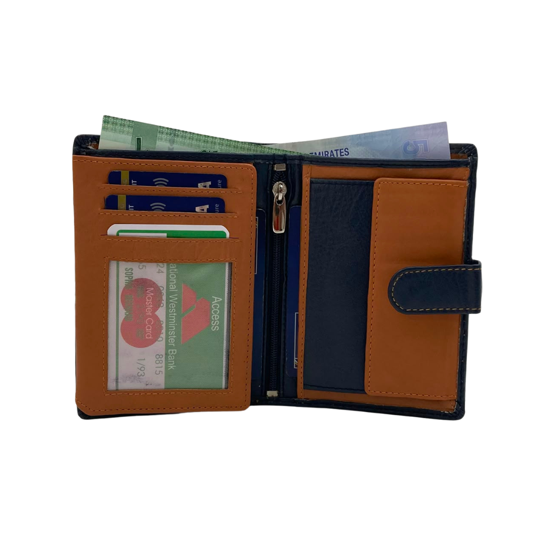 Standing Mens Collection Bi-Fold Wallet # 4020L