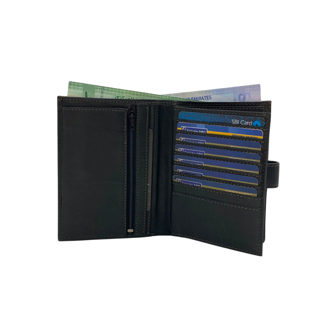 Standing Mens Collection Bi-Fold Wallet # 1228L