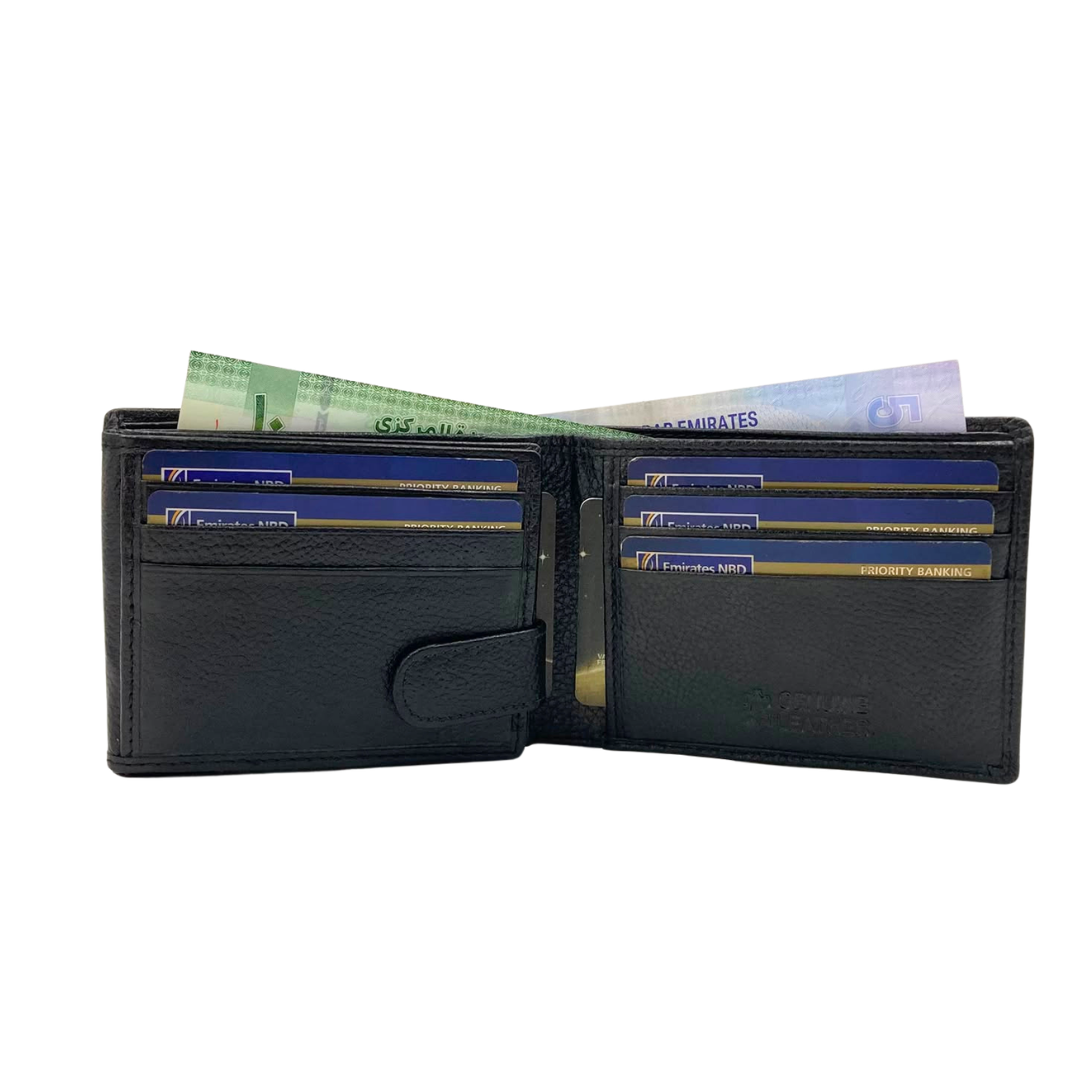 Pebble Texture 8 Card Billfold Wallet # 1426