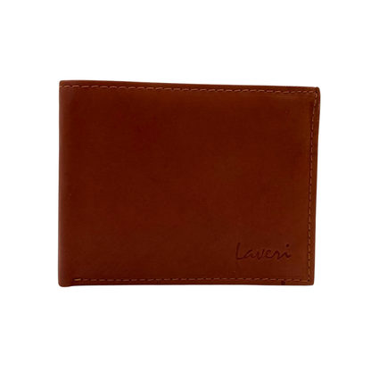 Mens Genuine Leather Mens wallet Leather Lined Bi fold Wallet For Men # 1326