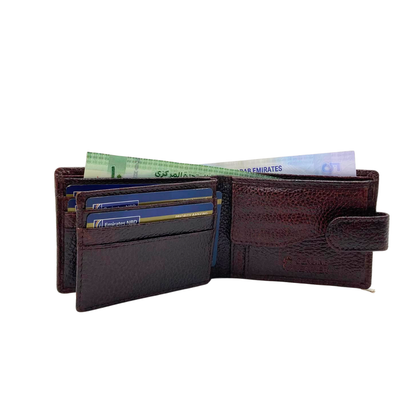 Pebble Texture 8 Card Billfold Wallet # 1074CL