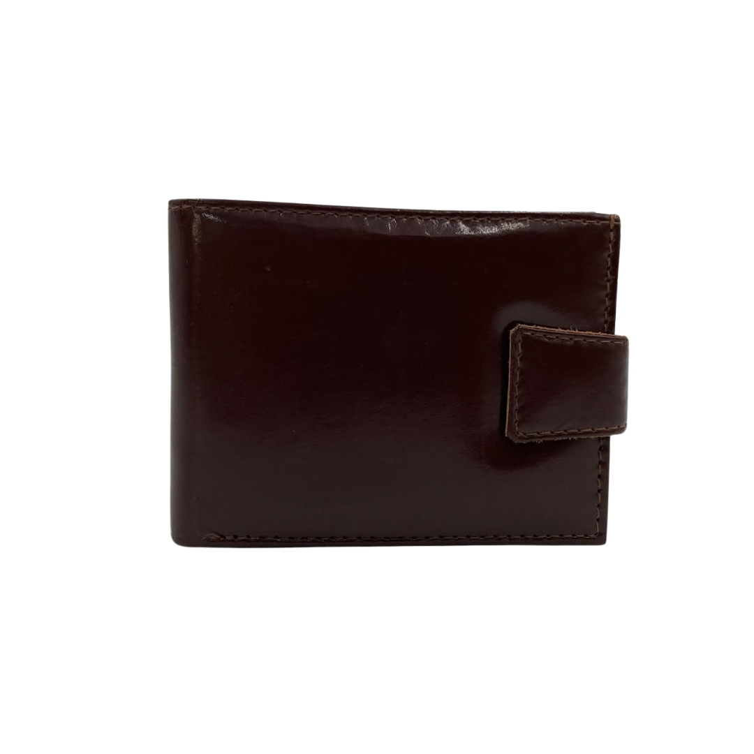 Classic Men's Waterproof Bifold Leather Wallet with Flip ID Window #1729 L