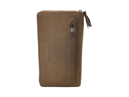 Vintage Premium Leather Family Passport Wallet # 4645