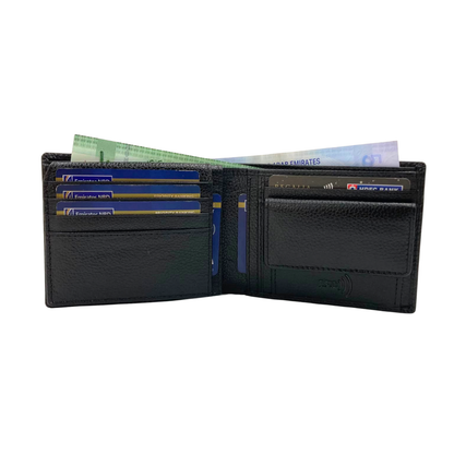Pebble Texture 8 Card Billfold Wallet # 4562C