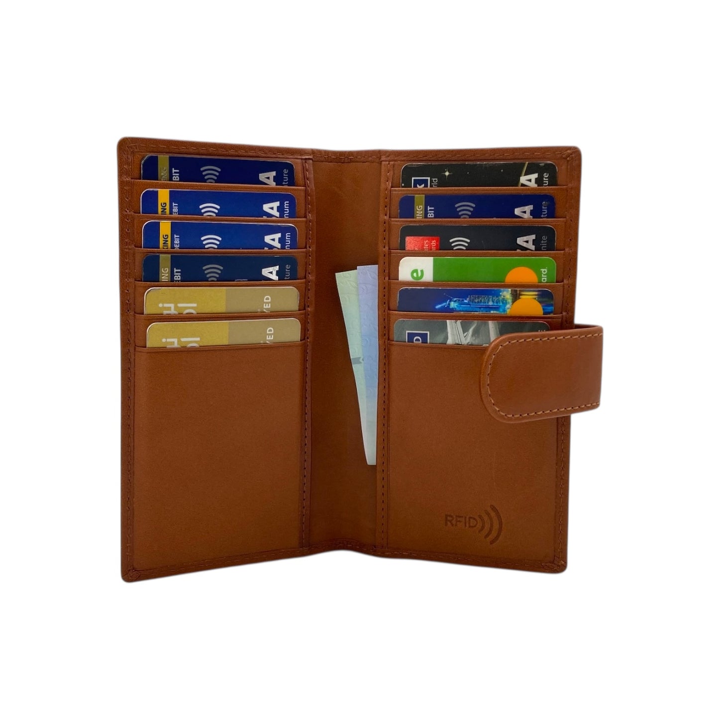 Italian Leather RFID Wallet  #  4163L