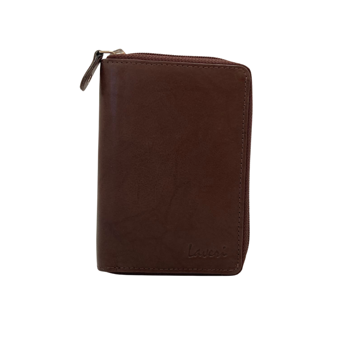 Fullzip leather mens Wallet #618CZ