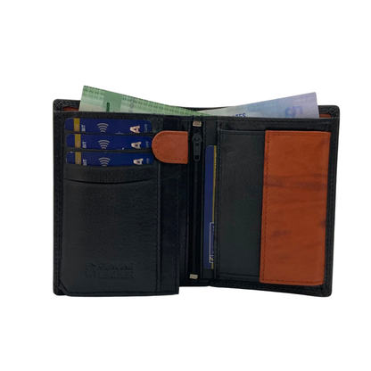 Standing Mens Collection Bi-Fold Wallet # 1517