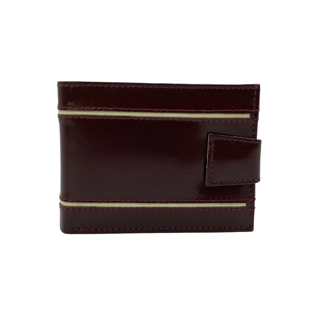 Classic Men's Waterproof Bifold Leather Wallet with Flip ID Window #1729 L (D.L.)