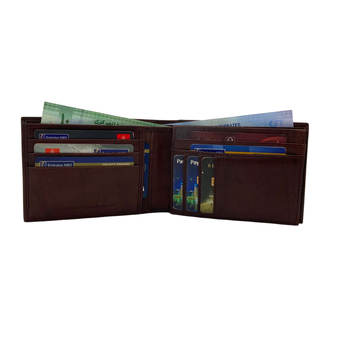 Antq, Smooth Leather Wallet With Inside Leather Lining # JD-1823