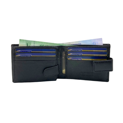 Pebble Texture 8 Card Billfold Wallet # 1426L