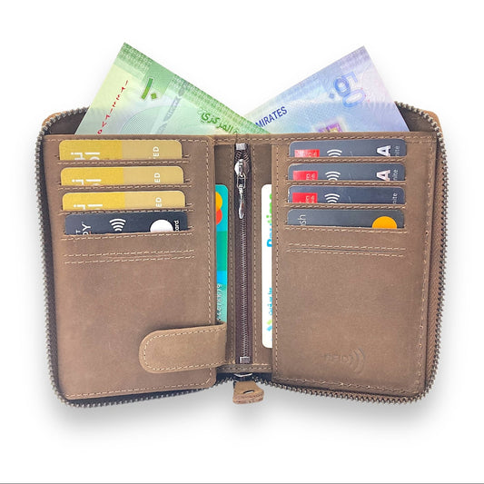 VIP Vintage Men's Fullzip Wallet # RFID 618Z