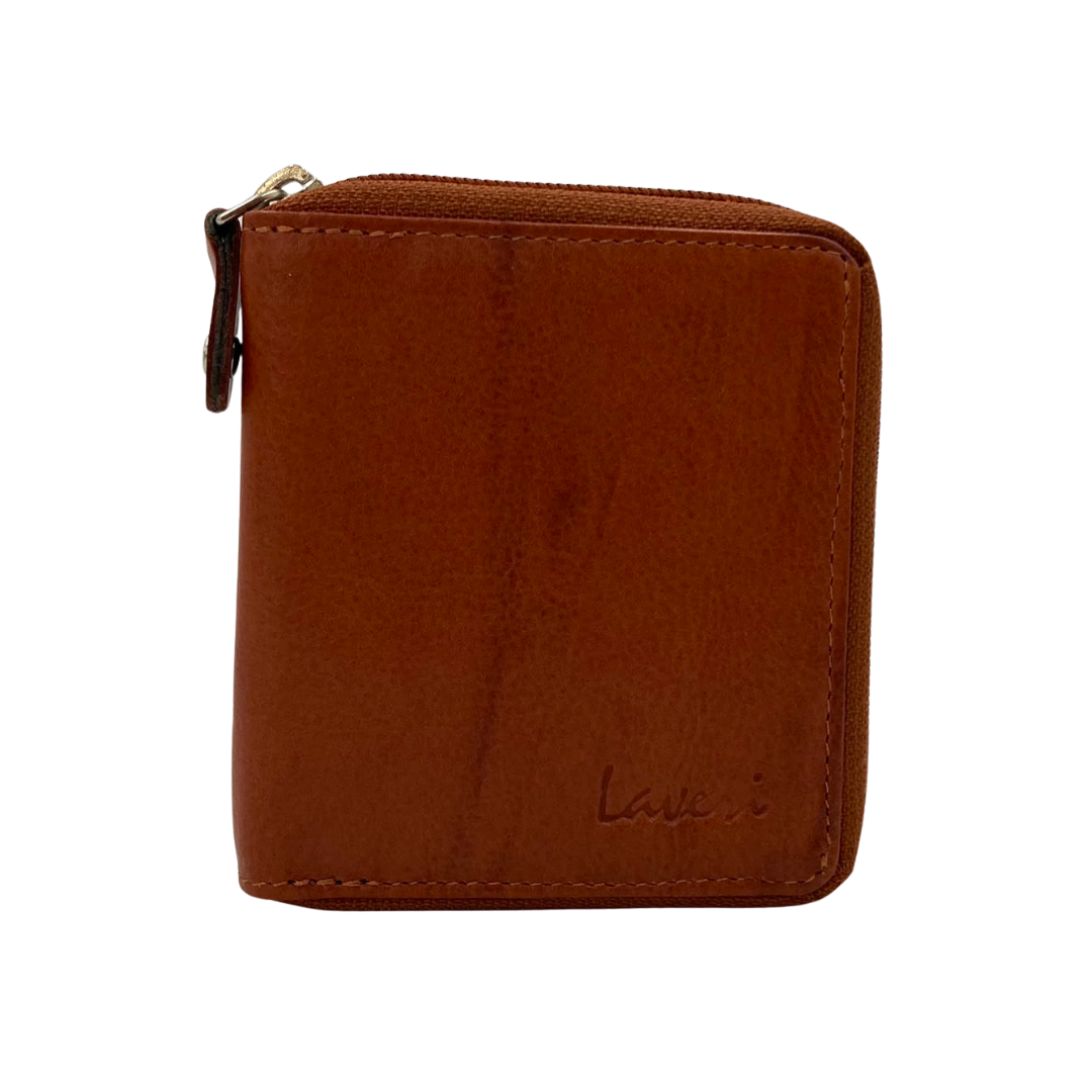 Fullzip leather mens Wallet #664CZ
