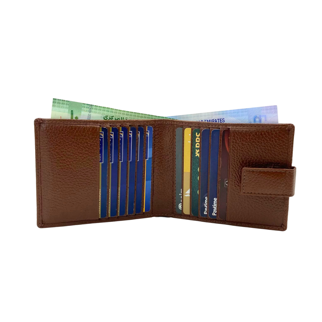 Pebble Texture 8 Card Billfold Wallet # 797L