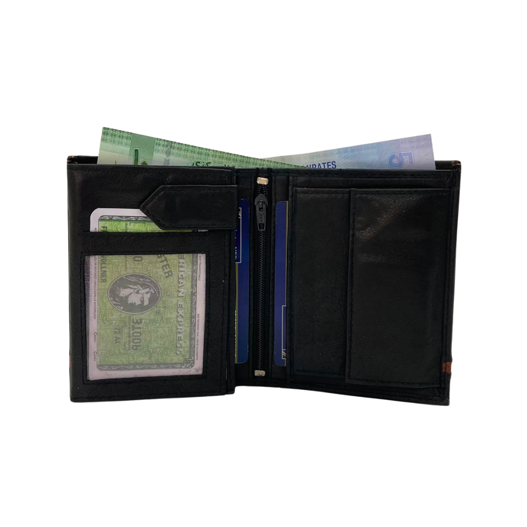 Standing Mens Collection Bi-Fold Wallet # 621C