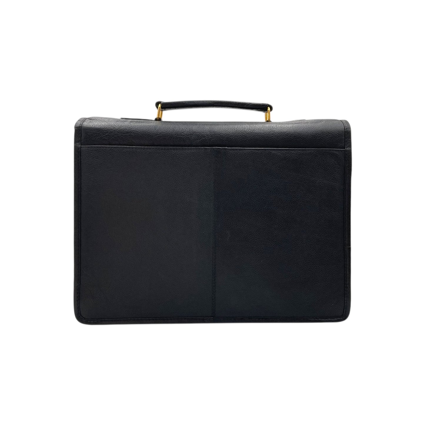 Office Laptop & Document Leather Bag With Flap Lock # 2025A