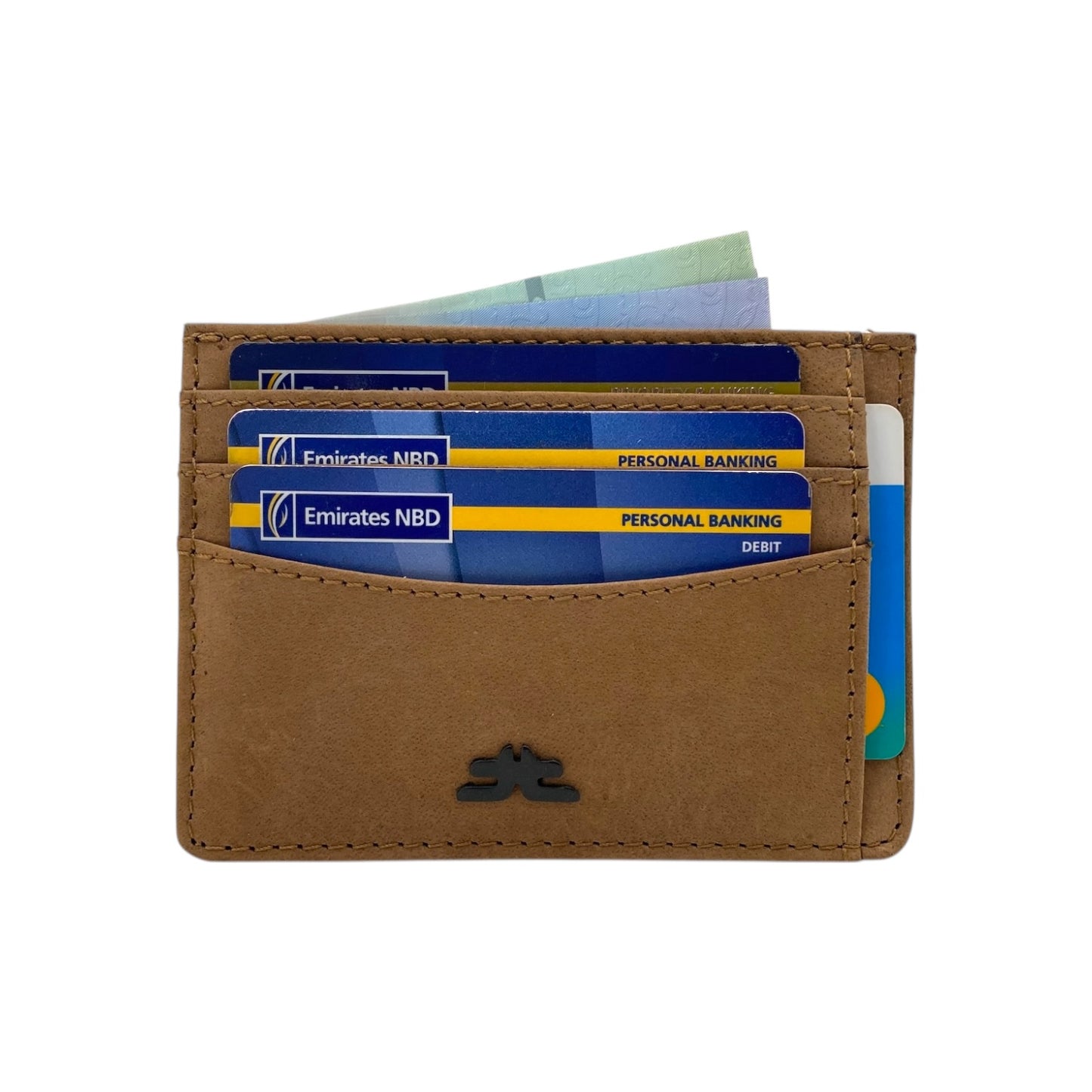 Super Slim Genuine Leather Card Holder With Zip # 685NZ