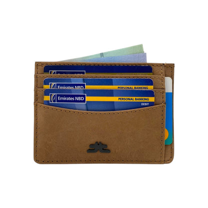 Super Slim Genuine Leather Card Holder With Zip # 685NZ