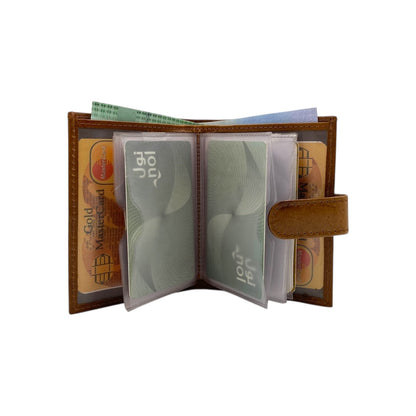 Card Case Small Size Wallet 20 Card Album Loop Lock # 1865ML