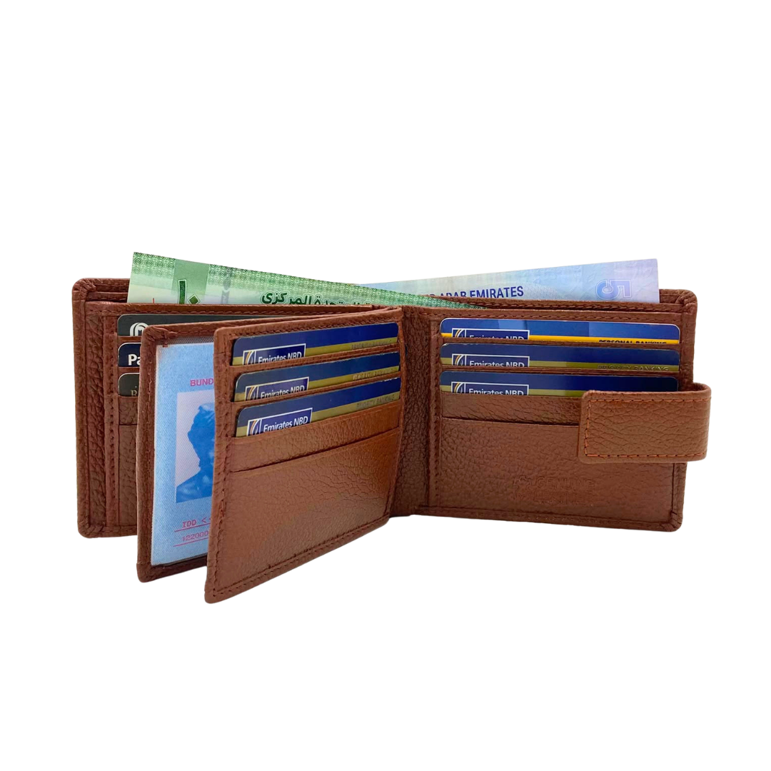 Pebble Texture 8 Card Billfold Wallet # 983AL