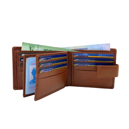 Pebble Texture 8 Card Billfold Wallet # 983AL