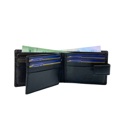 Pebble Texture 8 Card Billfold Wallet # 1074L