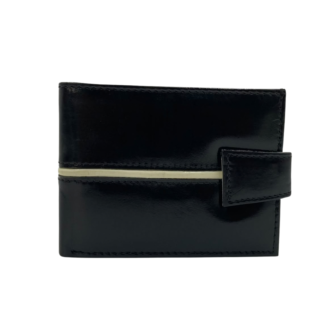 Classic Men's Waterproof Bifold Leather Wallet with Flip ID Window # 892L (C.L.)