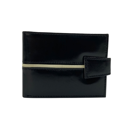 Classic Men's Waterproof Bifold Leather Wallet with Flip ID Window # 892L (C.L.)