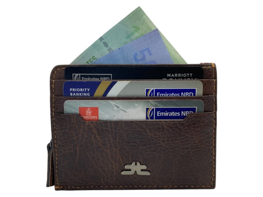 Slim Card Case & Cash Wallet Compact Size # 4502