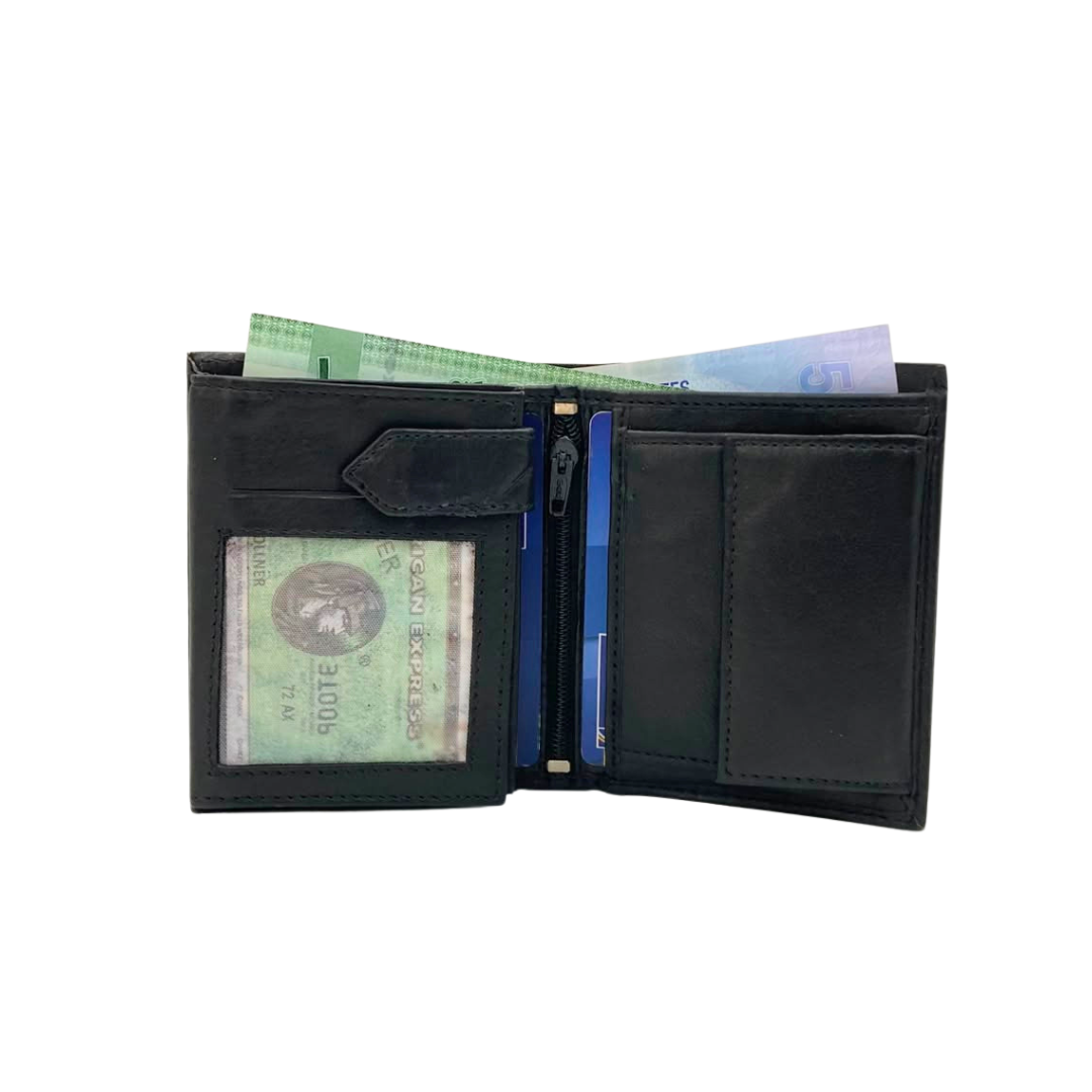 Standing Mens Collection Bi-Fold Wallet # 663