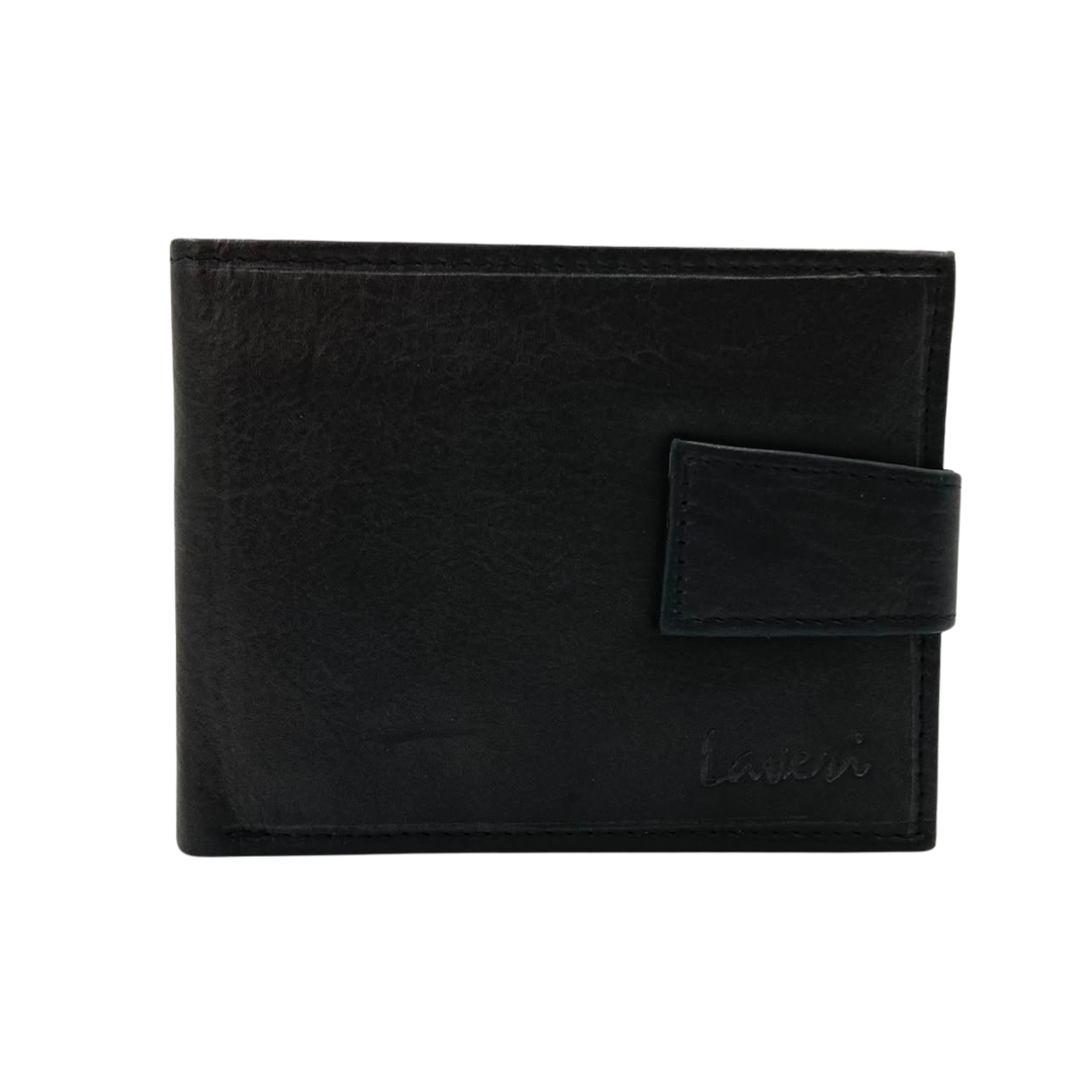 Mens Genuine Leather Mens wallet Leather Lined Bi fold Wallet For Men # 1326L