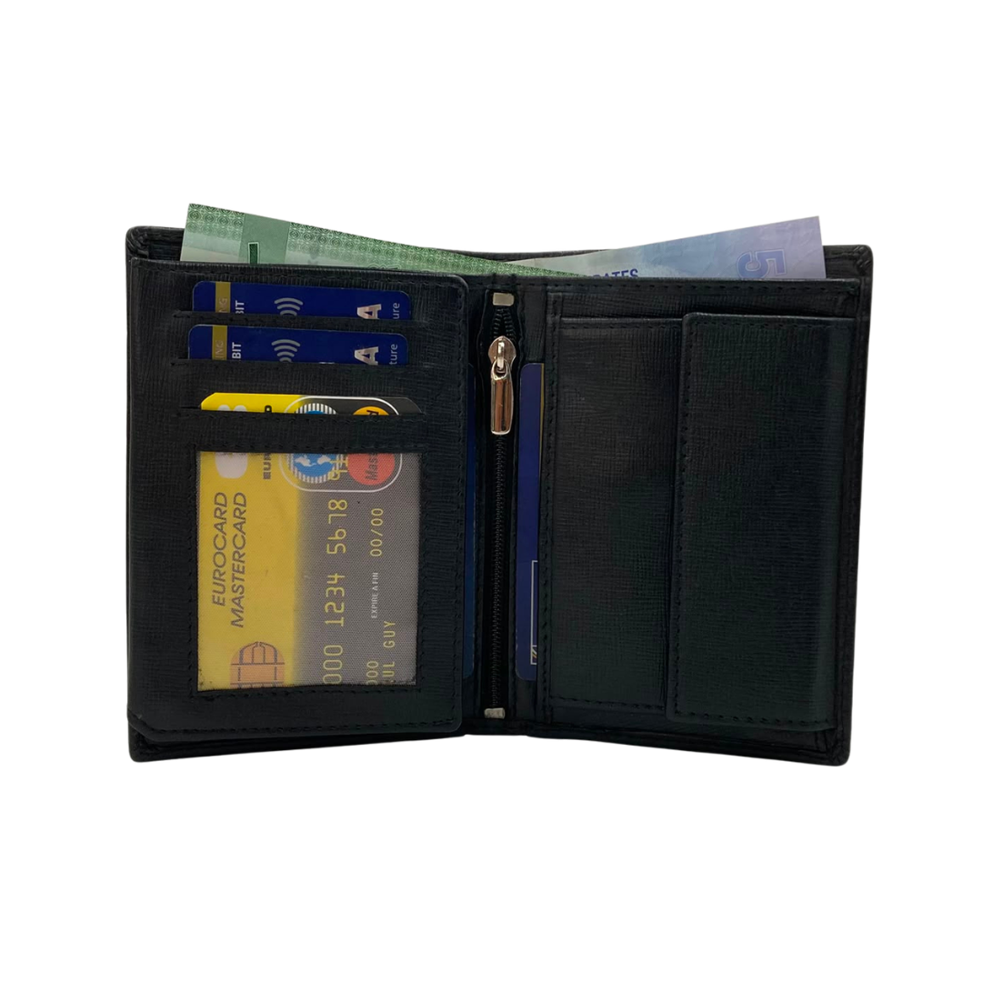 Standing Mens Collection Bi-Fold Wallet # 4020