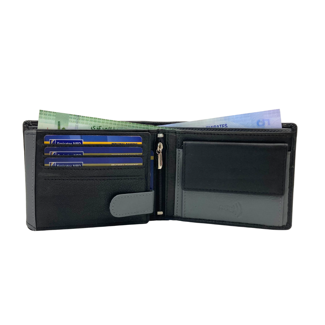 Shield Collection Bi-Fold RFID Wallet # 4021C