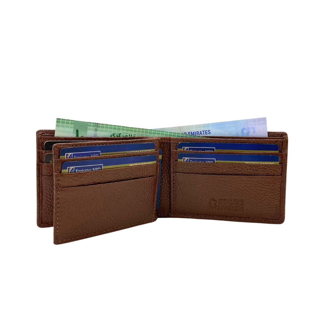 Pebble Texture 8 Card Billfold Wallet # 1074