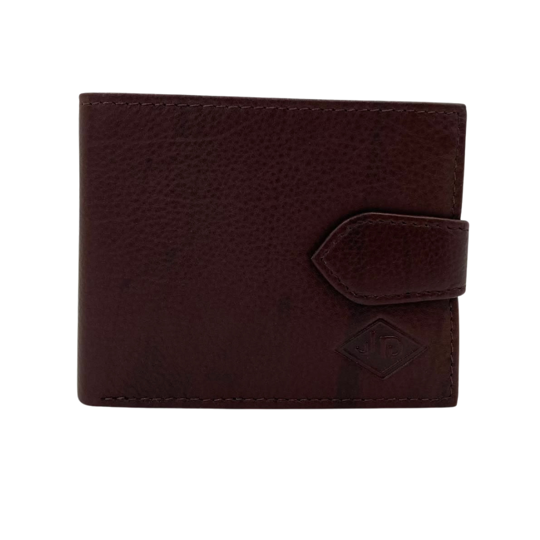 Mens Genuine Leather Mens wallet Leather Lined Bi fold Wallet For Men # JD 2007