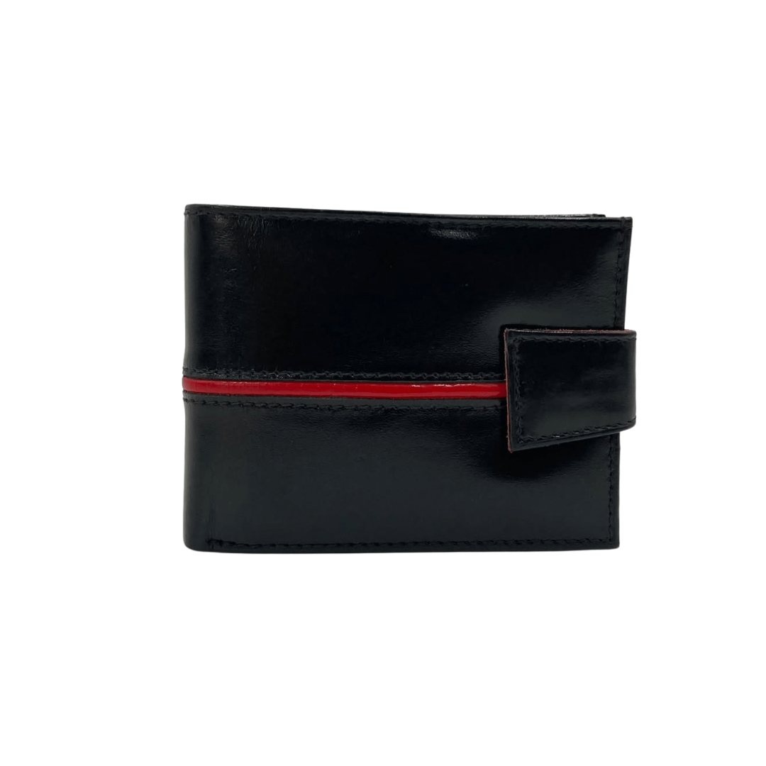 Classic Men's Waterproof Bifold Leather Wallet with Flip ID Window #1729 L (C.L.)