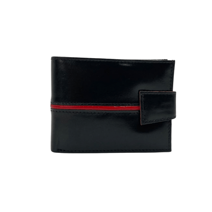 Classic Men's Waterproof Bifold Leather Wallet with Flip ID Window #1729 L (C.L.)