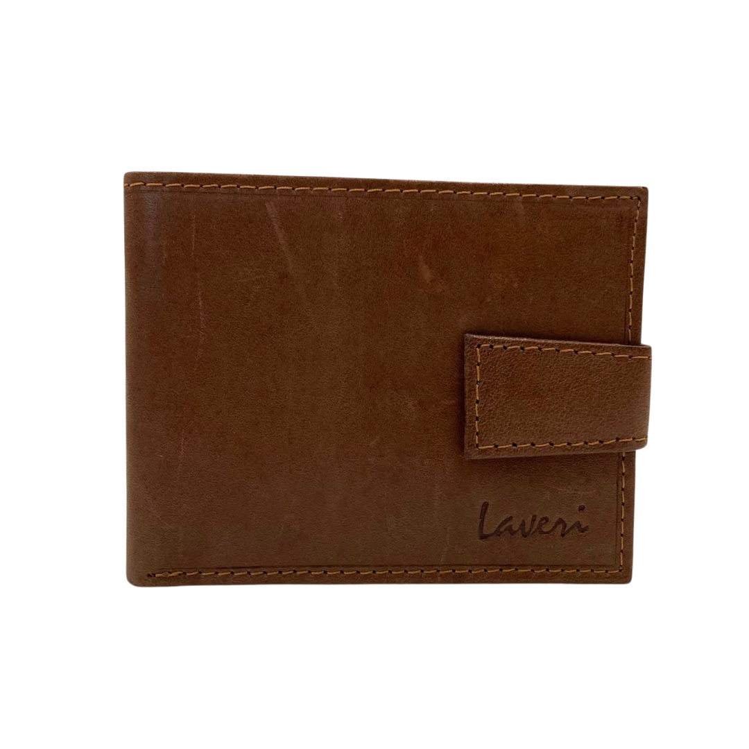 Mens Genuine Leather Mens wallet Leather Lined Bi fold Wallet For Men # 1326L