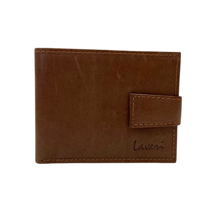 Mens Genuine Leather Mens wallet Leather Lined Bi fold Wallet For Men # 1326L