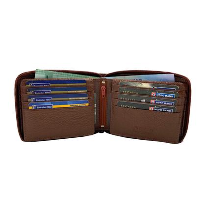 Pebble Texture 8 Card Billfold Wallet # 1244NZ