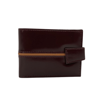 Classic Men's Waterproof Bifold Leather Wallet with Flip ID Window # 892L (C.L.)
