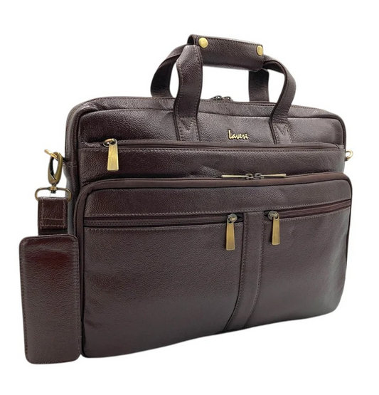 Explorer Premium Big Leather Laptop Bag #2888
