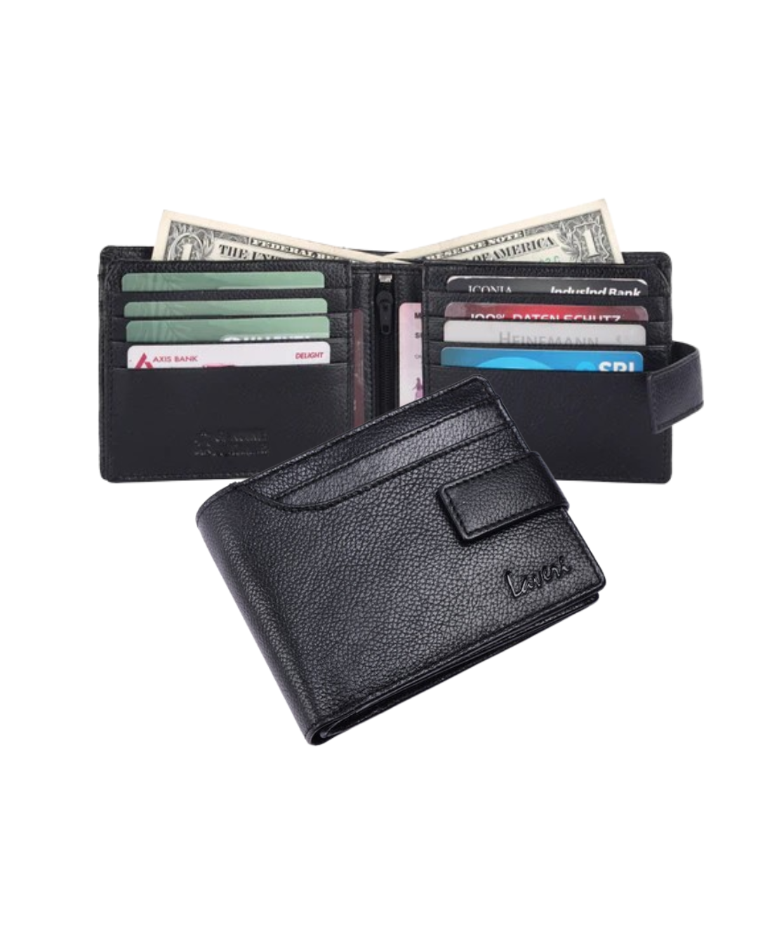 Pebble Texture Billfold Wallet # 1244NL