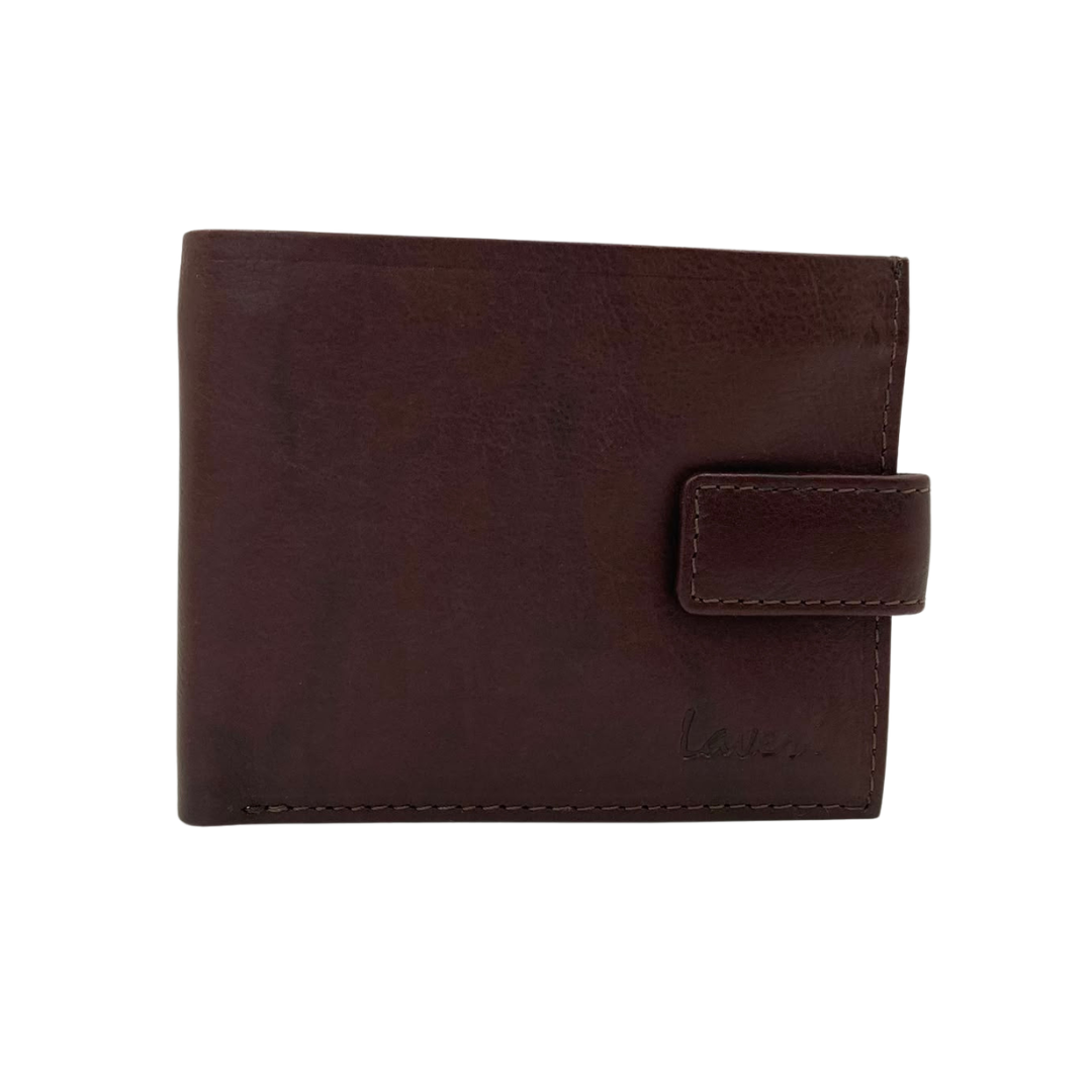 Mens Genuine Leather Mens wallet Leather Lined Bi fold Wallet For Men # 797AL