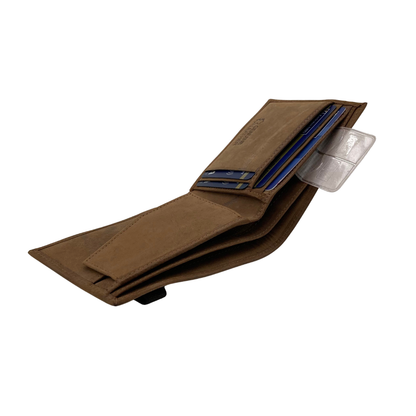 Classic Hunter Vintage Bi-Fold Wallet # 1250C Elastic